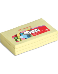 Bloc de 100 feuilles repositionnables 7,6x12,6cm