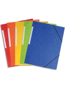 Chemise simple à élastique en carte lustrée. Dimensions...