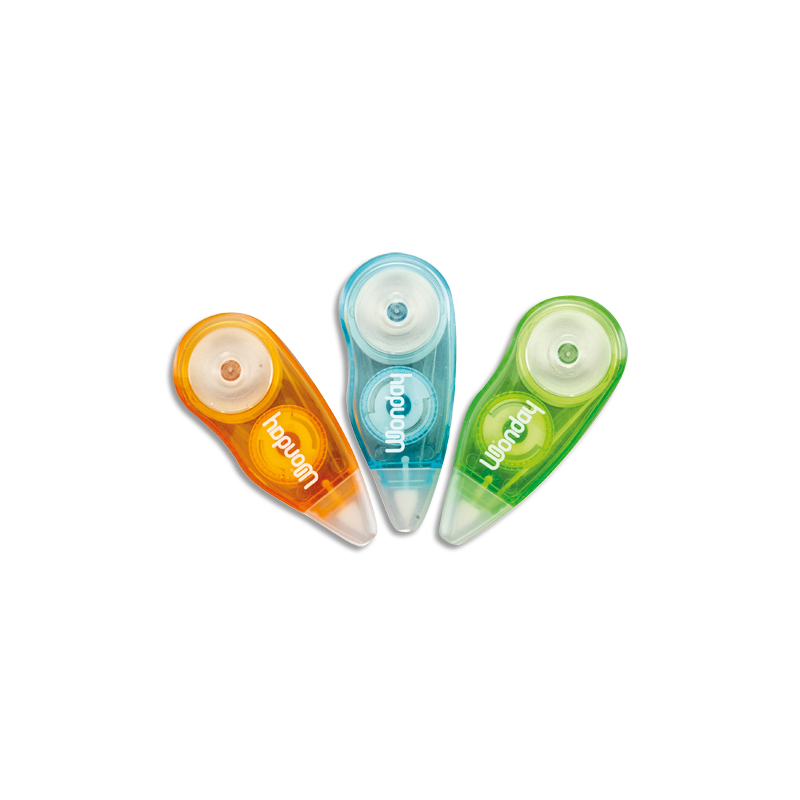 Pack 3 mini rollers de correction frontaux 5mm x 4m