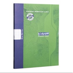 Cahier de brouillon 17x22 cm 96 pages grands carreaux 2196C