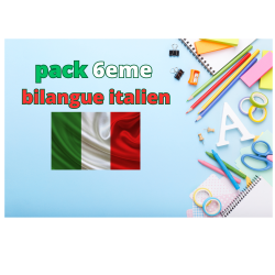 Pack 6ème bilangue italien