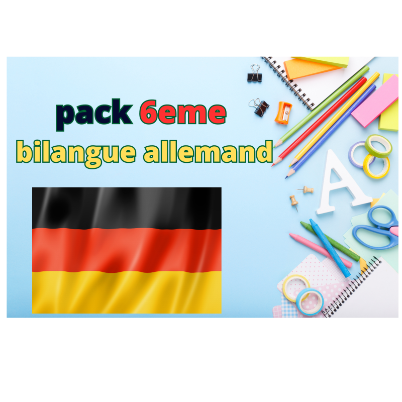 Pack 6ème bilangue allemand