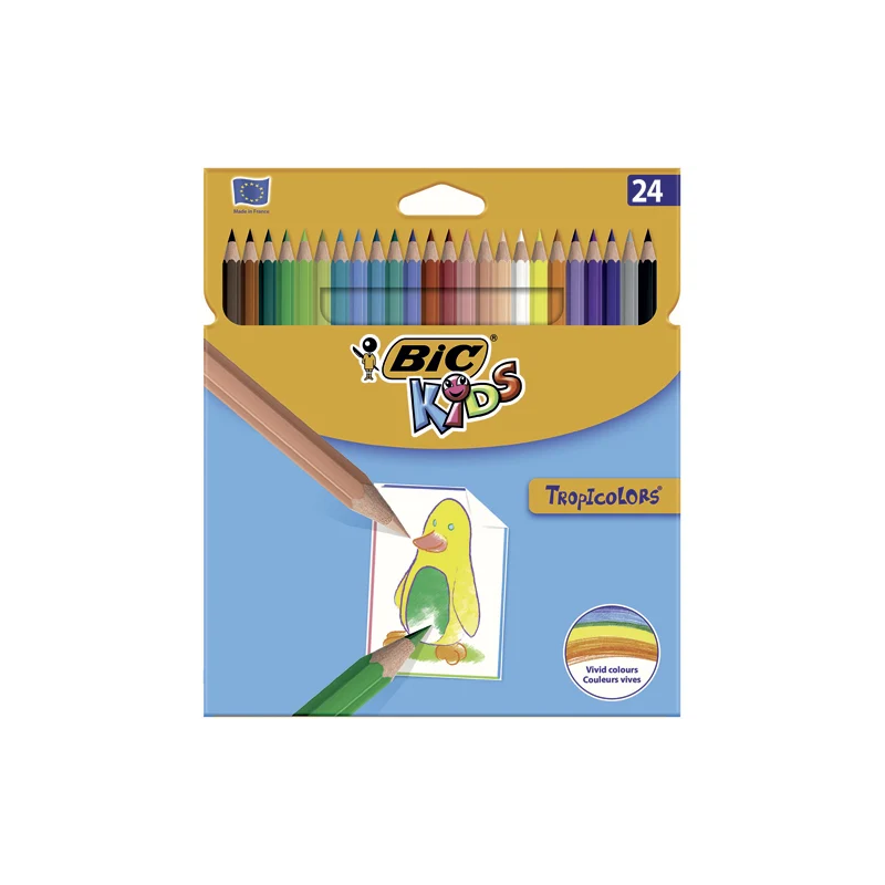 24 Crayons de Couleur