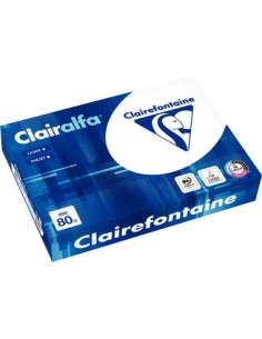 Ramette de 500 feuilles format A4 80g blanc CLAIRALFA