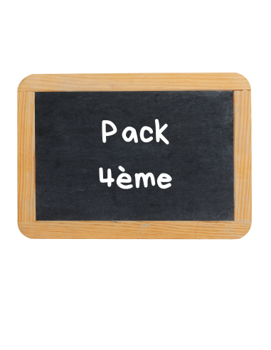 Pack 4ème (tronc commun)
