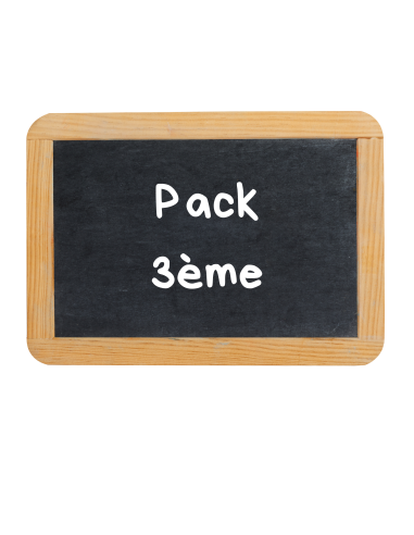 Pack 3ème (tronc commun)
