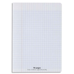 Cahier 17x22cm 96 pages grands carreaux. Couverture...