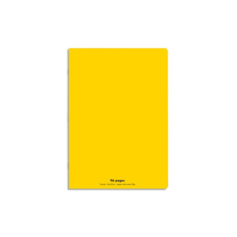 Cahier 24x32cm 48 pages 90g grands carreaux....