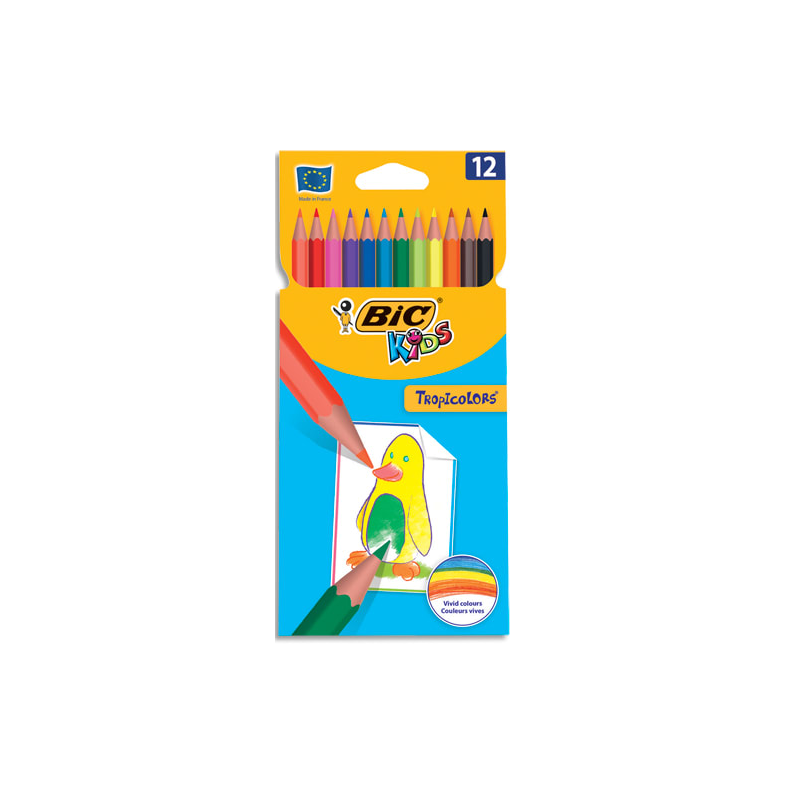 12 Crayons de Couleur