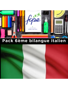 Pack 6ème bilangue italien