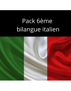 Pack 6ème bilangue italien