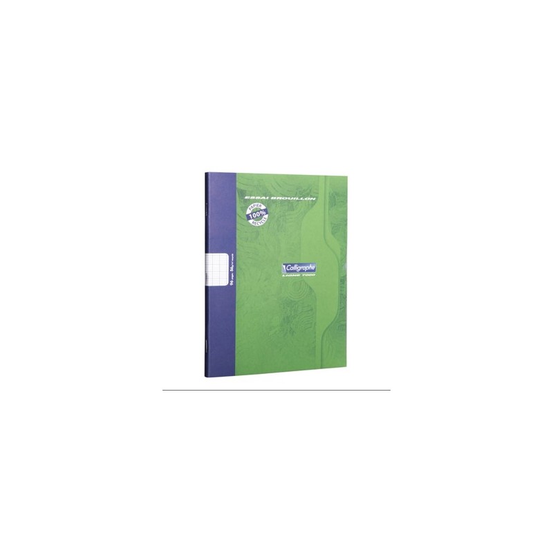 Cahier de brouillon 17x22 cm 96 pages grands carreaux 2196C