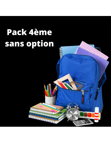 Pack 4ème sans option