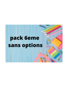 Pack 6ème sans option