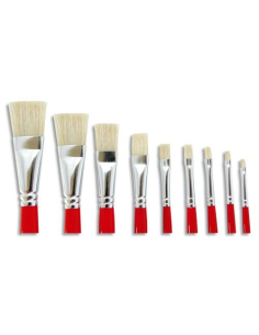 Pinceau_Brosse plate