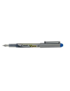 Stylo plume jetable V-Pen bleu