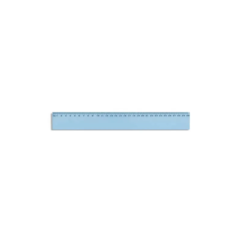 Règle plate 30 cm plastique incassable