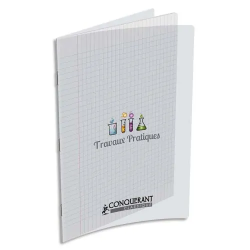 Cahier TP 24x32cm 48 pages grands carreaux +48 pages...