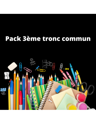 Pack 3ème tronc commun