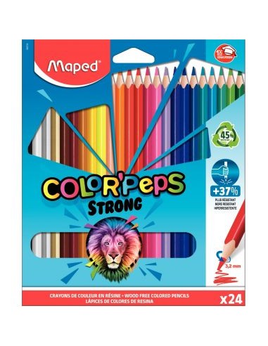 Pochette de 24 crayons de couleur Colorpeps