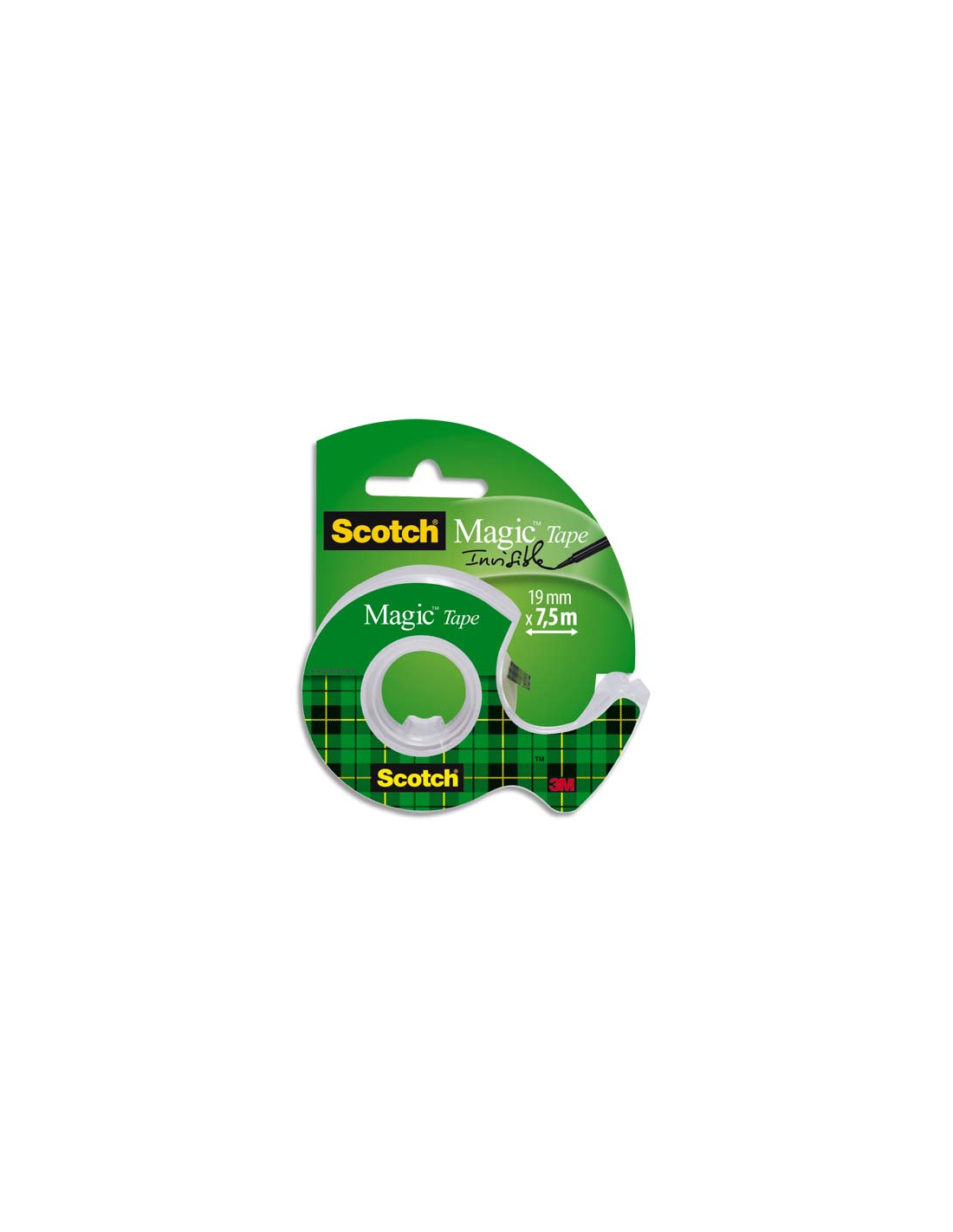 Ruban Adhésif Pour Emballage Cadeau Scotch - Finition Satin, 19mm X 16.5m, Distributeur Rechargeable, Discret Sur Le Papier
