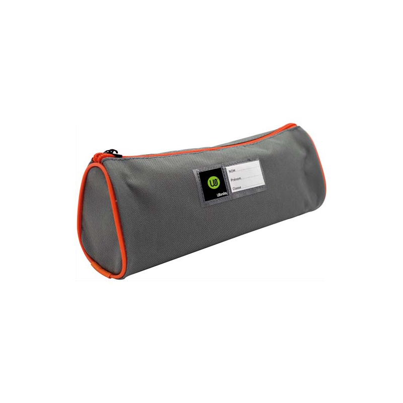 Trousse écolier ronde - étiquette personnalisable