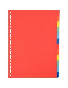Jeu de 12 intercalaires en carte recyclée 220g, format A4